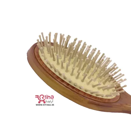 برس دکتر مورنینگ دندانه چوبی | دسته طرح چوب