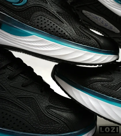 کفش کتانی مردانه مشکی آبی Nike air max pluse