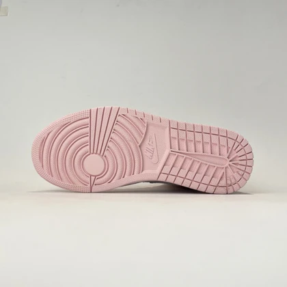 کفش روزمره جردن 1 ساق‌دار صورتی کیفیت مستر