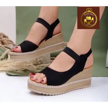 صندل لژدار کنفی حصیری طبی زنانه