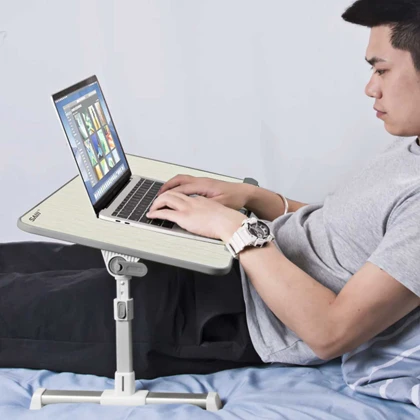 میز لپ‌تاپ 16 تا 17 اینچ با فن خنک کننده سایجی A8L تاشو و قابل حمل