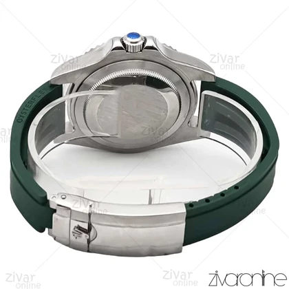 ساعت رولکس سابمارینر مردانه قاب سیلور بند رابر سبز 106421