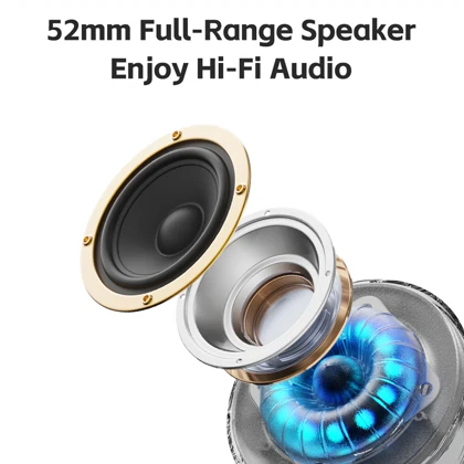 اسپیکر بلوتوثی راک ROCK مدل S58 شارژی با نور RGB داخلی