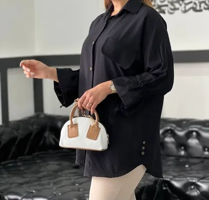 مانتو شومیزی مچ گت دار