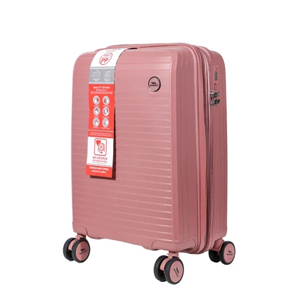 چمدان Monza مدل M-077-PP-SX سایز کوچک به همراه چمدان لوازم آرایشی