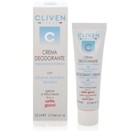 کرم دئودورانت و ضد تعریق کلیون Cliven اصل مدل Seven Days حجم 25ml