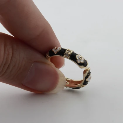 انگشتر زنانه مدل میناکاری گل