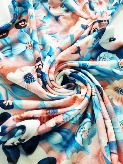 ست بلوز و شلوار مخمل طرح پاندا و گل