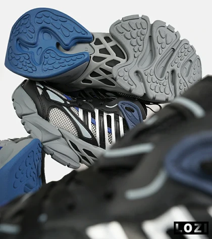 کفش کتانی مردانه و زنانه طوسی مشکی آبی ADIDAS performance x9000l4