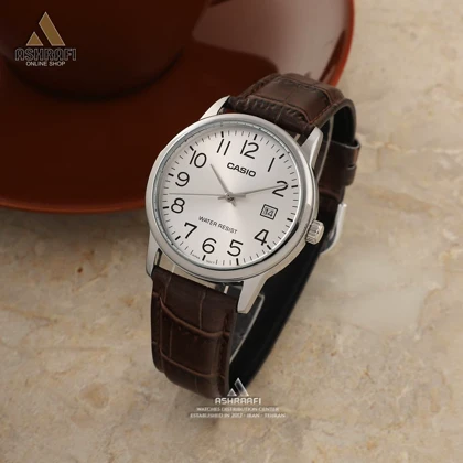 ساعت کاسیو بند چرمی Casio MTP-V002L-7B2