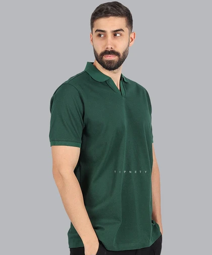 تیشرت یقه شکاری مردانه 0562
