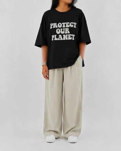 تیشرت باکسی PLANET
