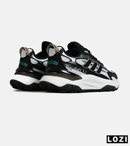 کفش کتانی مردانه و زنانه مشکی سفید Adidas More Than Speed مدل 7725