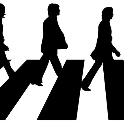 تیشرت گروه موسیقی beatles بیتلز Minimalistic Abbey Road