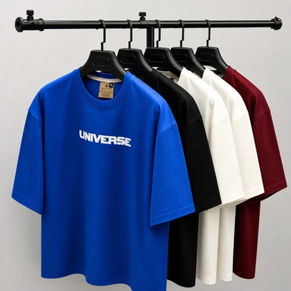 تیشرت مینیمال سفید UNIVERSE (یونیورس)