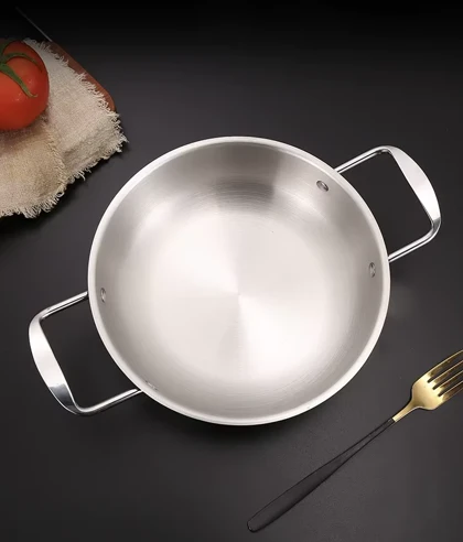 تابه سرو دسته دار گرد و گود سیلور