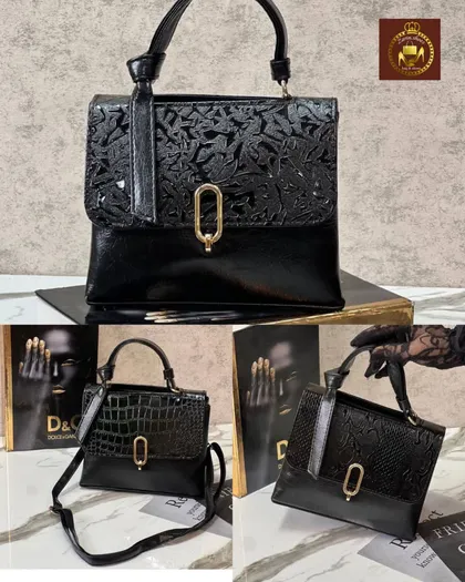 کیف ورنی دسته دار مجلسی زنانه