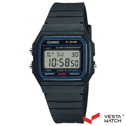 ساعت مچی مردانه و زنانه کاسیو CASIO مدل F-91W-1DG