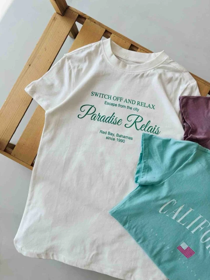 تیشرت رنگی بهاره زنانه و دخترانه