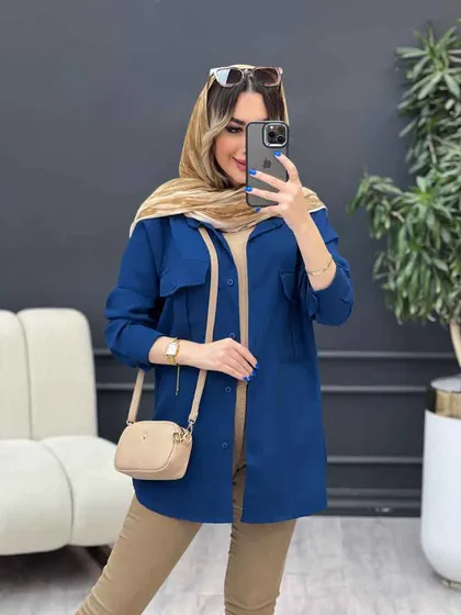مانتو دو جیب پیله آرتمیس