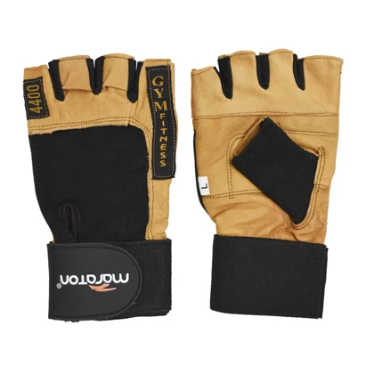 دستکش بدنسازی ماراتن مدل 4400 خردلی