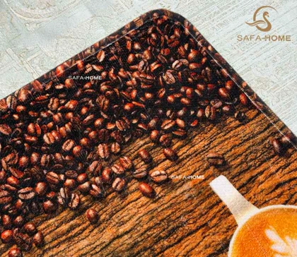 پادری جلو سینکی چاپی طرح قهوه