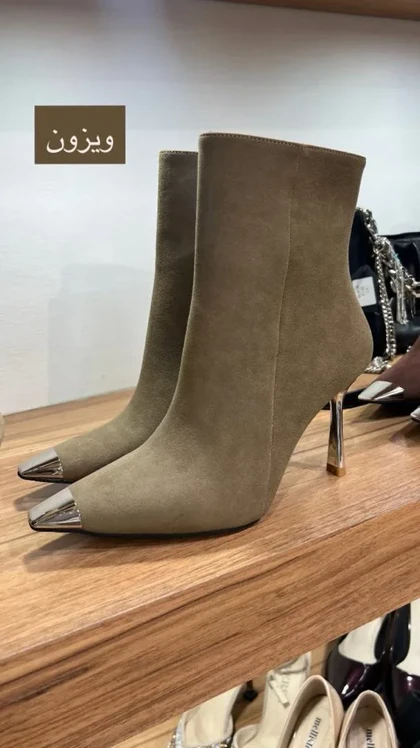 686 - نیم بوت 4گوش پاشنه خارجی 686