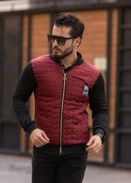 کاپشن مردانه قرمز مدل Homan ویژه