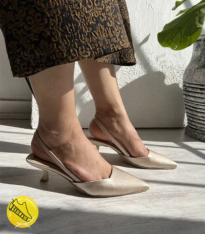 کفش پاشنه‌دار 3 سانتی پشت‌باز