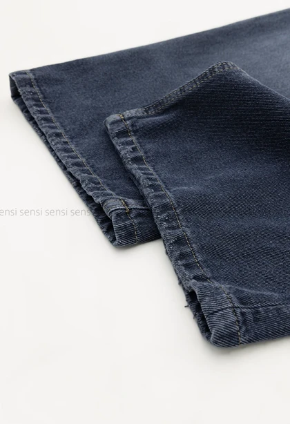 شلوار جین نیم بگ کد1005009