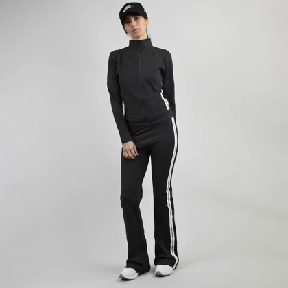 ست سویشرت و شلوار ورزشی زنانه مدل 4H0913 مشکی