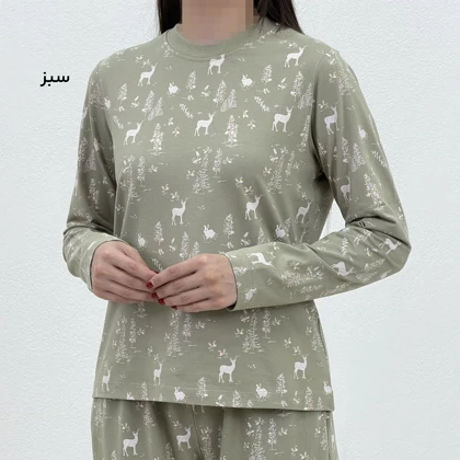 بلوز زنانه طرح جنگل | آی بولک