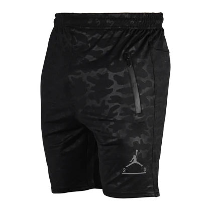 شلوارک ورزشی مردانه جردن مدل MUB-5411 چریکی مشکی