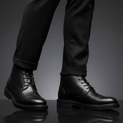 نیم بوت مردانه COCO مشکی مدلSalivan