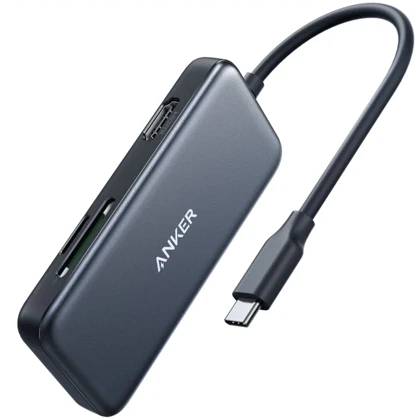 هاب تایپ سی 5 پورت یو اس بی 3.0 انکر A8334HA1