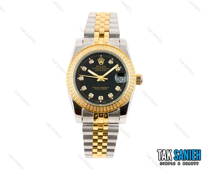 ساعت مچی زنانه رولکس دیت جاست مدل Rolex-2385-L