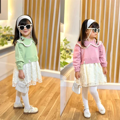 پیراهن دخترانه مدل پریناز3