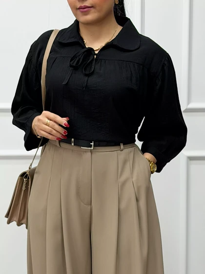 شومیز عروسکی نیلی