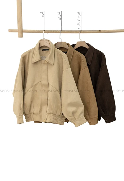 بامبر جلو زیپ جیر پیله کد1004657