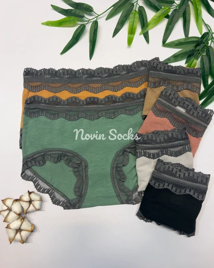 شورت حاشیه گیپوری ساناز (مناسب سایز 36 الی 40)