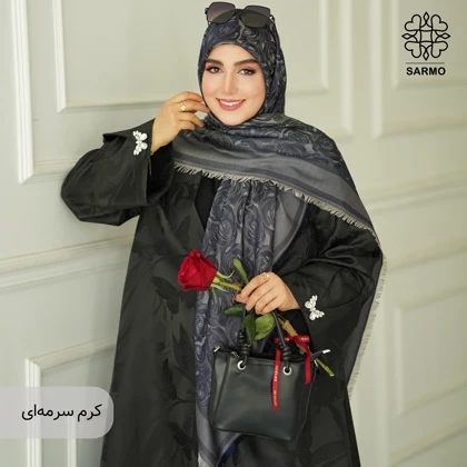 روسری ژاکارد رونا گل رز -140