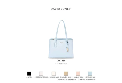 کیف دستی و دوشی زنانه دیوید جونز DAVID JONES مدل CM7468