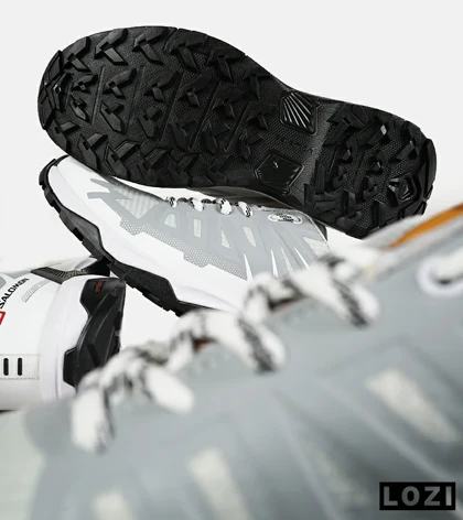 کفش کتانی مشکی طوسی سفید مردانه و زنانه Salomon XT-Slate Advanced مدل 7350