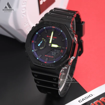 ساعت جیشاک اورجینال دست دوم Casio G-Shock GA-2100RGB-1ADR