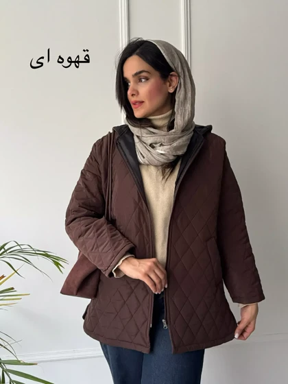 کاپشن زنانه کلاهدار آستردار ونوس **