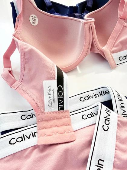 ست شورت اسلیپ و سوتین فنر دار کلوین کلاین Calvin Klein