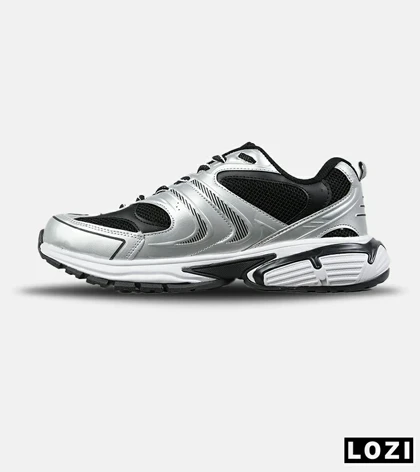 کفش کتانی بزرگ پا طوسی مشکی DIESEL S-SERENDIPITY SPORT مدل 7519