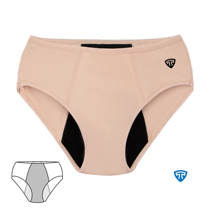 شورت فول‌پد تاپیک کرم مدل لیلیوم