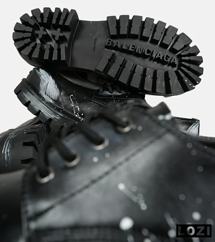 کفش مردانه لوفر مشکی BALENCIAGA مدل 6810