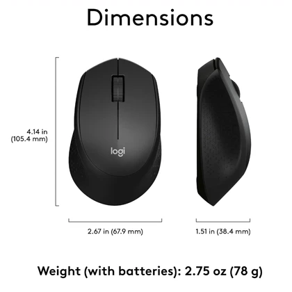 ماوس بی سیم لاجیتک Logitech مدل M330 کم صدا